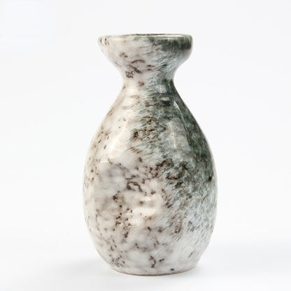 Gaya Jepang dan Korea 200ml imitasi marmer bundar bundar karakteristik pot warna glasir keramik gelas anggur kecil set