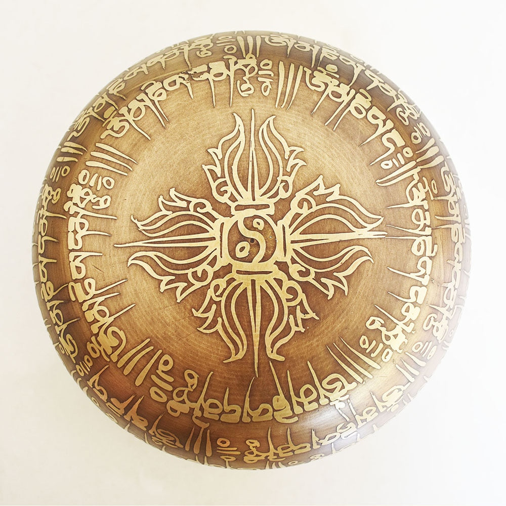 12cm nepal buatan tangan mangkuk bernyanyi set mangkuk mantra mantra tibet untuk yoga nyanyian meditasi dekorasi meditasi