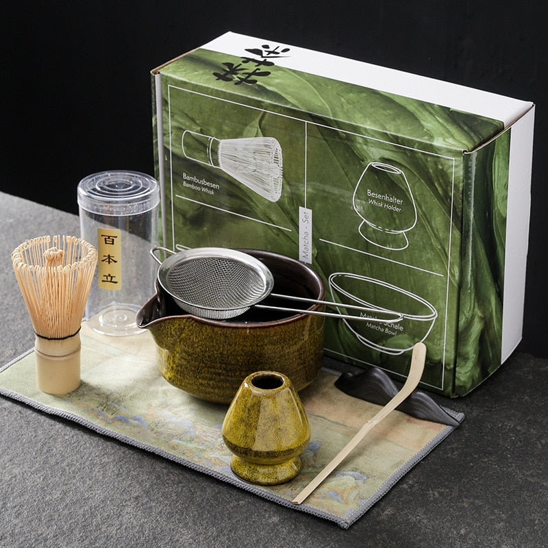 Japansk matcha egnet til at børste en skål med te æg beater keramisk æg beater matcha til japansk te ceremoni te sæt manuelt