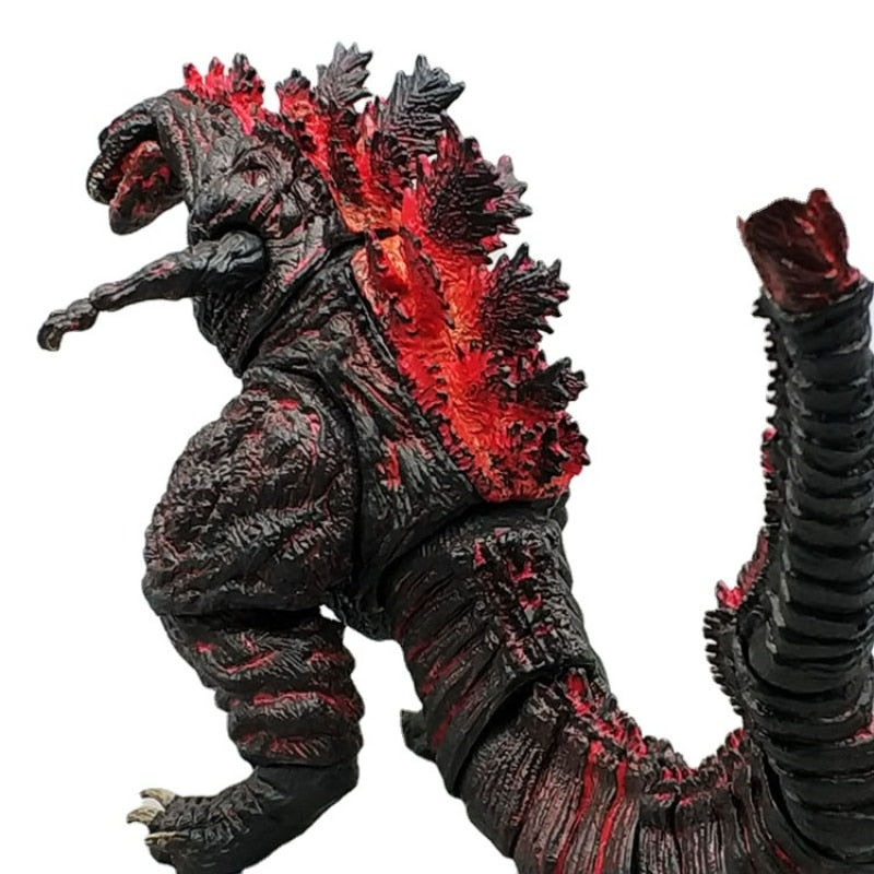 Anime Godzilla estatueta Mechagodzilla rei dos monstros dinossauros figura moveditiva colecionável