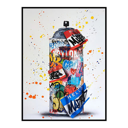 Balloon Dog Graffiti Canvas Painting Nordic Pop Style Poster Poster Ruang Tamu Ruang Tamu Seni Cetak Hiasan Rumah Moden Estetik