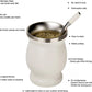 Yerba Mate Gourd Set Tasse à thé Mate et Bombilla à double paroi en acier inoxydable comprenant Yerba Mate Gourd (tasse) avec une Bombilla