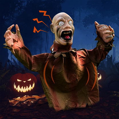 Halloween swing som som controle decoração de solo plug-in fantasma horror adere