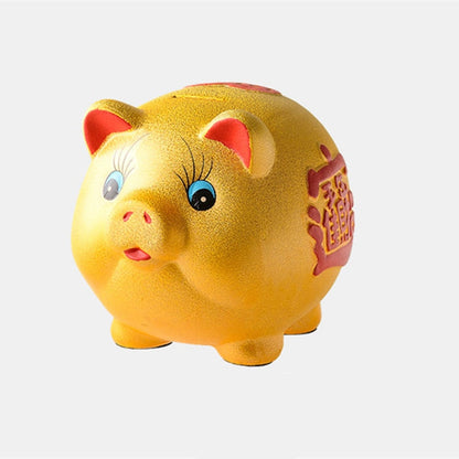 Pig Piggy Bank Saving Secret Stor stue sød keramisk skjult sikker møntpenge kawaii papir penge alcancia boligindretning