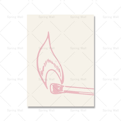 Pink Cream Ace -kortti Onnekas, että esteettinen y2k seinämaalaus kangas maalaus pohjoismaiset julisteet ja tulostettu seinäkuva olohuoneen sisustukseen