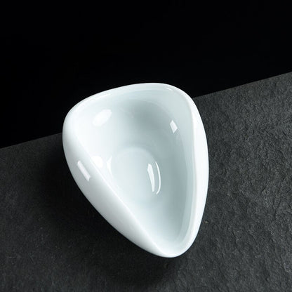 1 piece keramik pemegang teh sendok aksesori cadangan bisnis peralatan makan porselen berkualitas tinggi