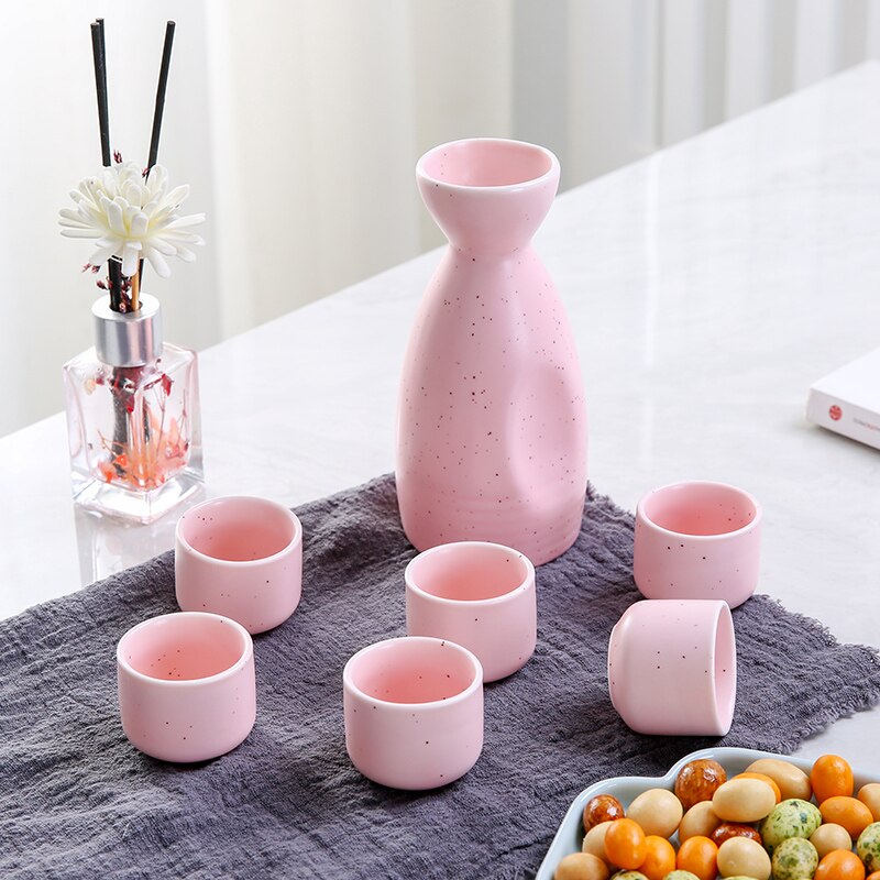 Japansk stil hofte kolber vintage keramiske skyldpotskopper sæt hjem køkken kontor flagon spiritus cup