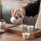 Service à thé de voyage, service à thé Kung Fu Portable, vente en gros, tasse rapide japonaise en plein air, Festival, cadeaux d'affaires d'entreprise