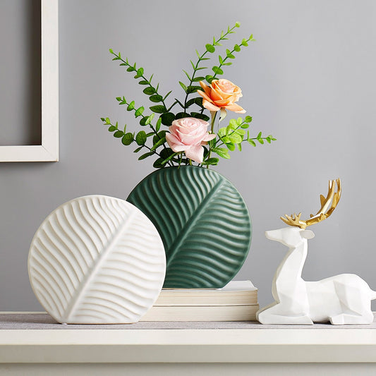 Arredamento moderno nordico per la casa vasi di fiori in ceramica decorazione soggiorno vano da tavolo da tavolo accessori creativi accessori decorativi