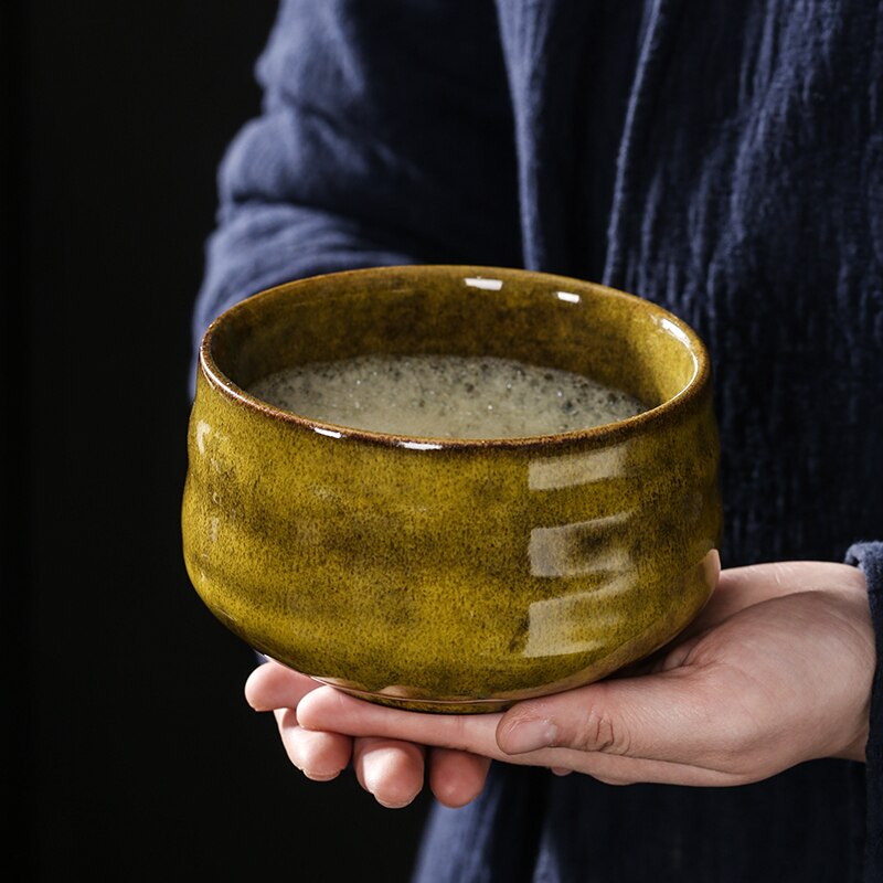 Японская матча подходит для того, чтобы почистить миску с чайным яичным избитым керамическим яичным битером матча для японской чайной церемонии вручную