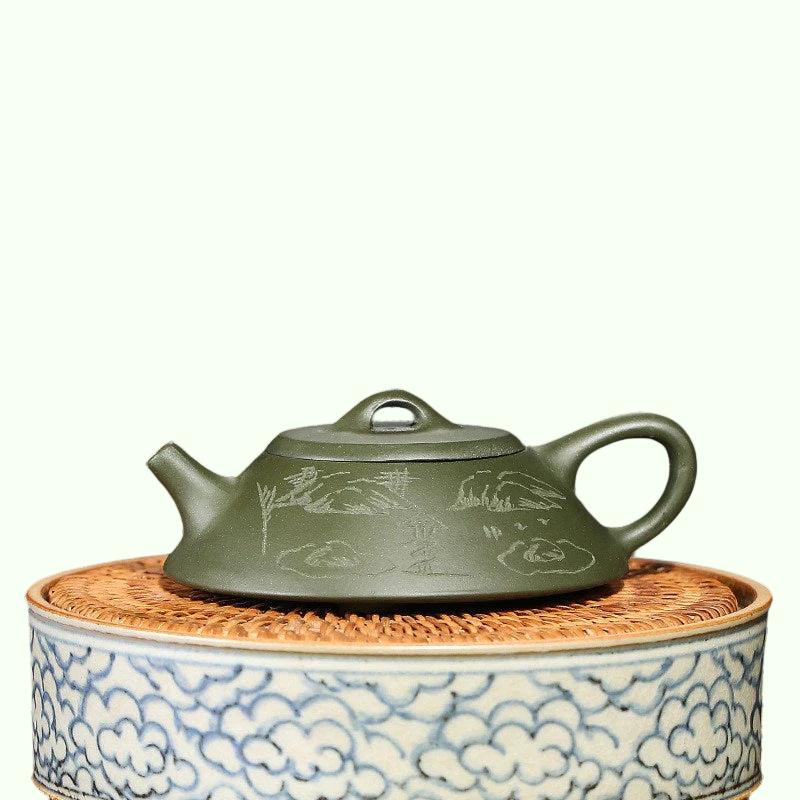 Yixing סיר תה חרס סגול פילטר אבן אבן קומקום יופי קומקום קומקום גולמי עפרות גולמיות בעבודת יד סט תה תה מותאם אישית 120 מ"ל