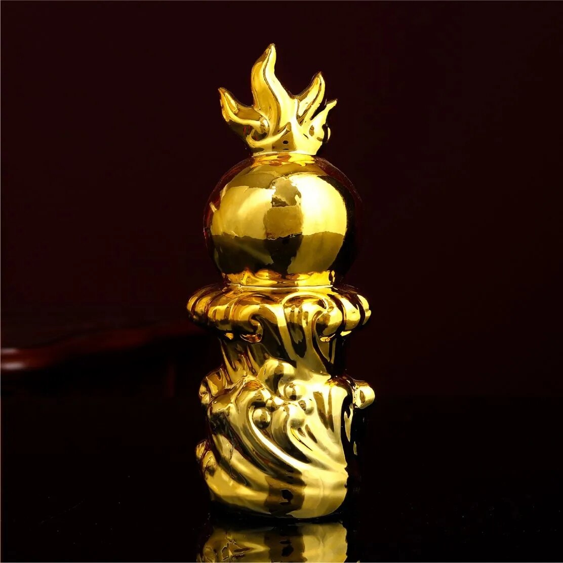 30CM Gute Glück Goldenen Drachen Chinesische Sternzeichen Zwölf Statue Gold Drachen Statue Tiere Skulptur Figuren Desktop Dekoration