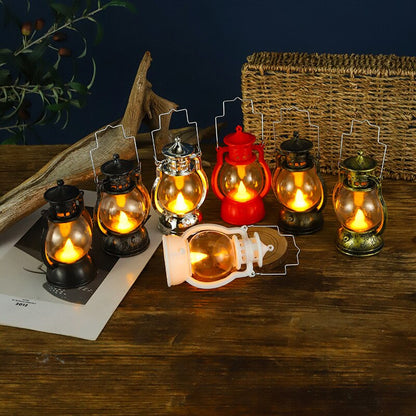Boże Narodzenie Handheld Małe Latarnie Lampy pałacowe Dekorowanie lampy naftowej 2023 Navidad Atmosphere Scena Dekoracja