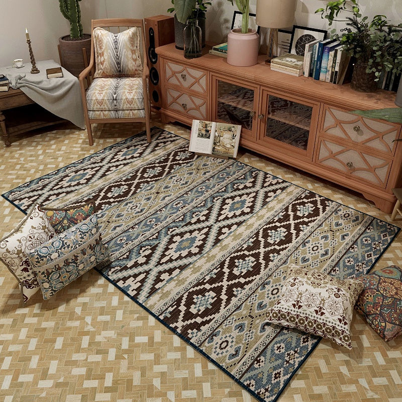Boheemse tapijten voor woonkamer Marokko slaapkamer decor tapijt Perzisch grote gebied tapijten lounge tapijt huis niet-slip vloermat