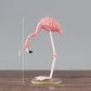 Harz-Flamingo-Dekoration, kreative Skulptur, Ornament im Wohnzimmer, Büro, Schreibtisch, Geschenk für Freunde, Heimdekoration