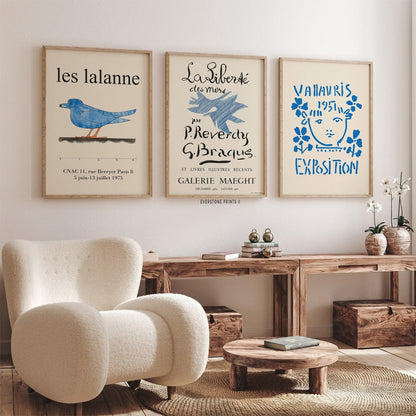 Abstrakte Les Lalanne Vogel Ausstellung Poster und Drucke Zitate Wand Kunst Leinwand Malerei Wand Bild Wohnzimmer Dekoration 