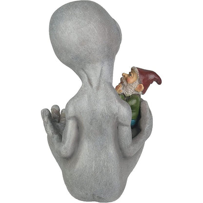 Figurines décoratives uniques en résine de Gnome extraterrestre, Statue naine, artisanat, décoration de jardin de noël, de bureau, de maison 