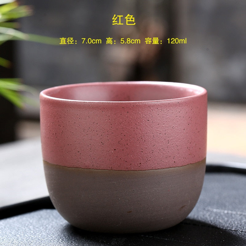Drop Shipping 1PCS Ceramic Cup Coffee Kiln Change Ceramic Cups Pottery Cups Porcelain Tea Cup Drinking Water Teacup Mug