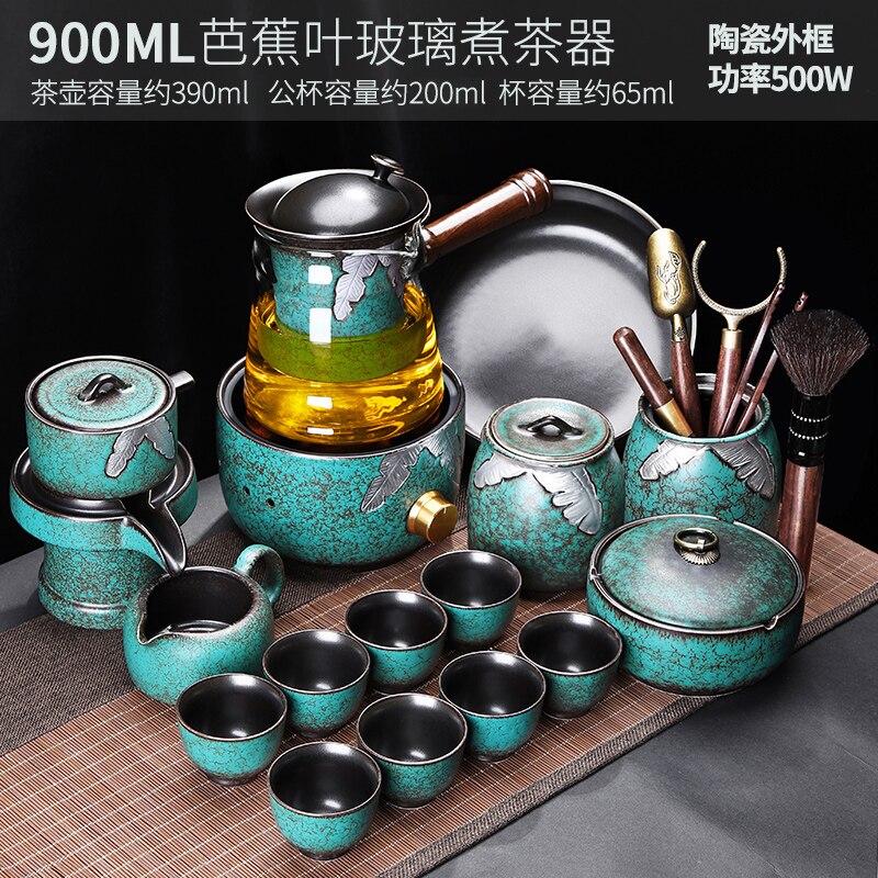 Bubble Turkish Chinese Tea Set Accessories Mugs Maker Afternoon Gaiwan Service Tea Set Cutlery Taza Mate Kitchen Sets YX50TS