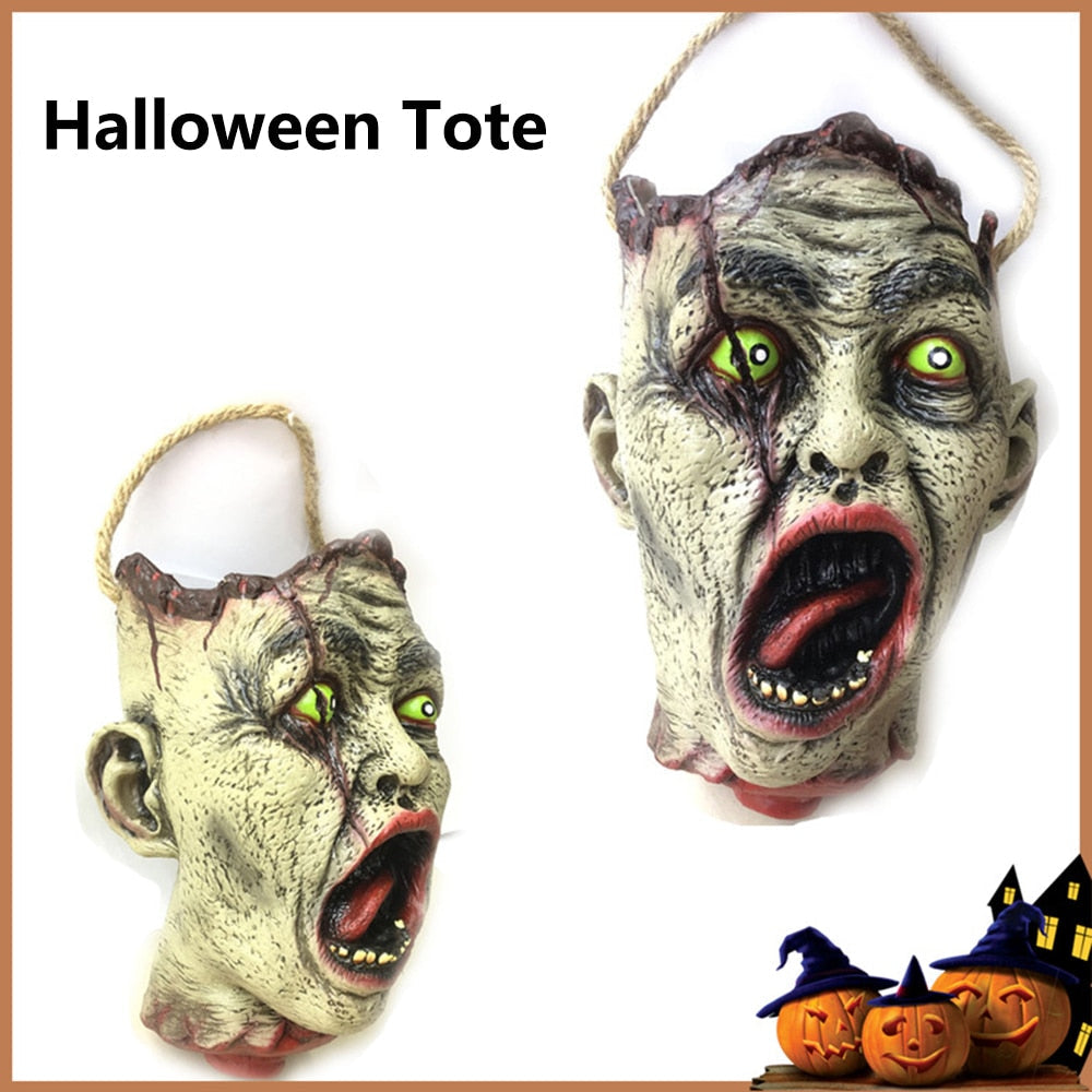 Halloween Tote Bag Zombie Monsters Candy Bag Trick nebo Treat Ghost Festival Parti Happy Day Decor for Kids Gift Bag doplňky