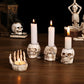Bougeoir d'halloween en résine, crâne, ornement, Festival fantôme, bureau, porche, cadeau, décoration de maison 