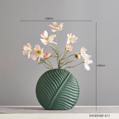 אגרטלי פרחים קרמיים של נורדי מודרני נורדי דקור אגרטל שולחן אגרטל שולחן אגרטל אגרטל יצירתי אביזרים דקורטיביים