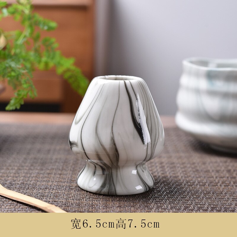 Matcha Set utensilos de chá chineses antigos Brush de chá de bambu (chasen) Cerâmica Ceramic Tea Cerimônia Acessórios para fazer chá