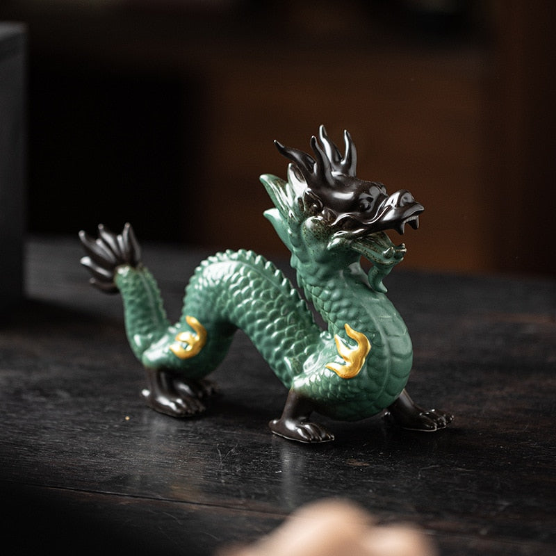 Dragon Statue, Chinese popular Dragon, Mystical Animal, Unique, Handmade, Miniature, Room Decor, Gift for Him, Halloween, Birthday