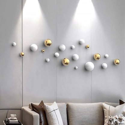 Nordic hiasan bola ruang tamu dinding hiasan bola rumah aksesori hotel kedai ruang komersial dinding tergantung