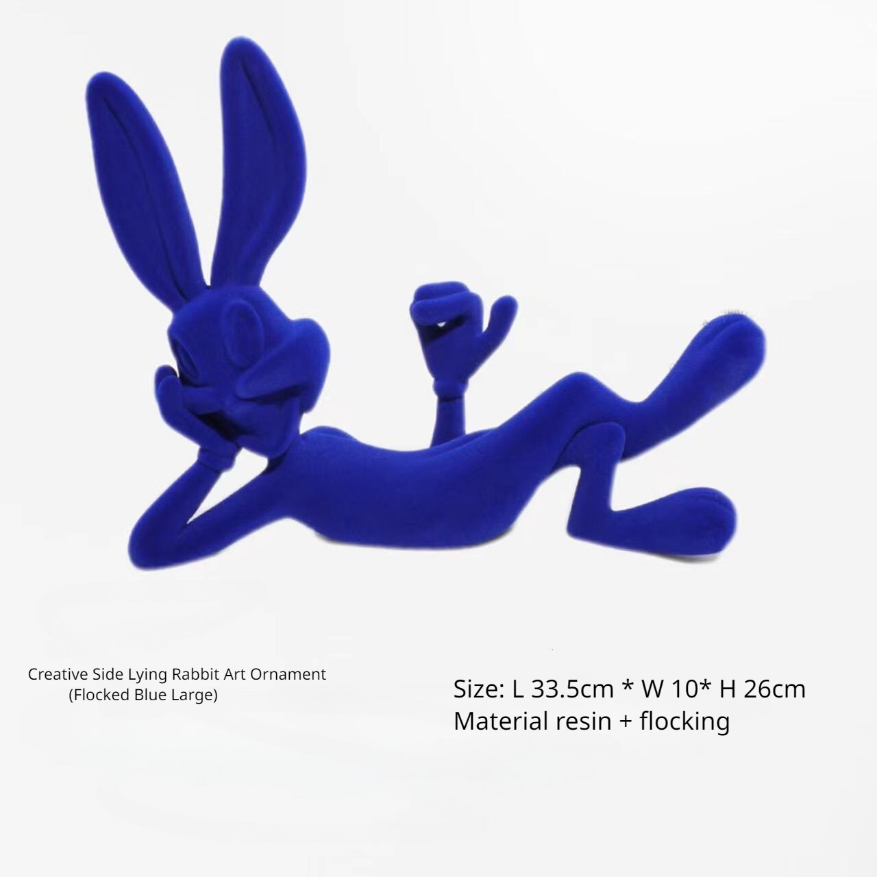 Moderne, minimalistische Cartoon-Bugs-Bunny-Harz-Kunsthandwerksornamente, Veranda, Wohnzimmer, TV-Schrank, Schlafzimmer, Desktop-Heimdekorationen 