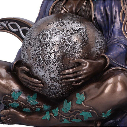 1 قطعة تمثال الفن الأم الأرض الراتنج الحرفية الألفية غايا آلهة النحت في الهواء الطلق الفن حديقة الديكور هدية عيد