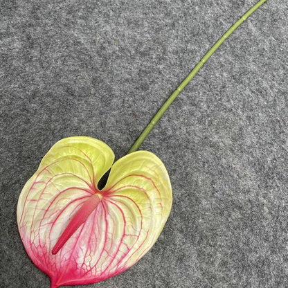 60 cm Artificial Anthurium Plants Living Room Home Decoration Simulation 3D Printing Film for Home Aesthetic Room Decor