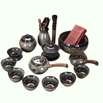 Ceramic Chinese Tea Set Teapot Gaiwan Ceremony Luxury Kung Fu Teaware Sets Gift - Tazas De Te Kitchen Drinkware