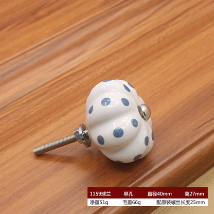 40 -миллиметровая керамическая ручка с одной отверстией европейские антикварные средиземноморские ящики тянет ручки шкафа шкафа шкаф