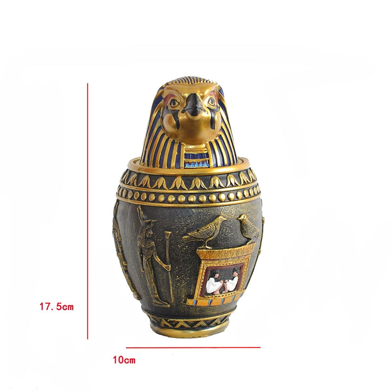 Urnes pour animaux de compagnie chien chat oiseaux cendres de crémation humaine urne egypte sacrifice décoration souvenir Columbarium animaux mémoriaux cendres autel 