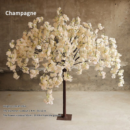 人工桜の木の結婚式の装飾シミュレーションフラワーモールホテルパーティー装飾ホームウィッシュツリーデコレーション