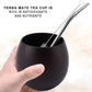 Wooden Yerba Gourd Mate Tea Set Handmade Natural Wood Coffee Water Mate Cup with Spoon Straw Bombilla Brush 200ML