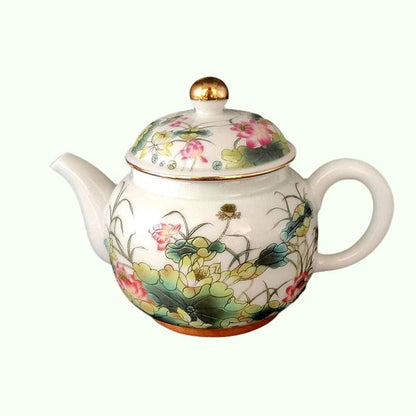 Chinese Jingdezhen vintage porselein accessoires Infuser theepot Samovar met zeefceremonie voor te guan yin oolong groene thee