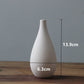 1pc White Frosted Ceramic Vase Ornaments Home Decoration Ceramic Flower Vase Wedding Photography Props