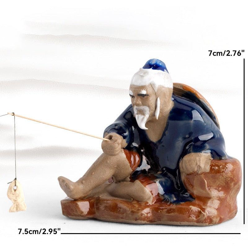 Керамика рыбацкие фигурки лодок для аквариумного аквариума Танка Лансскап Бонсай Рамка