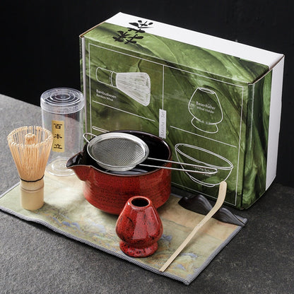Juego de té de té de matcha japonés Cuchara de té de bambú té de té