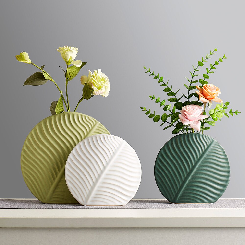 Pohjoismainen moderni kodinsisustus keraamiset kukka maljakot sisustus olohuone sisustuspöytä maljakko luovat taiteet lisävarusteet koristeelliset
