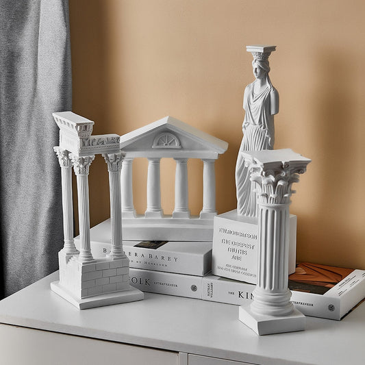 SQUISIte sculture romane per arte romana Accessori per la scrivania della casa moderna Statue per decorazioni decorazioni decorazioni natalizie