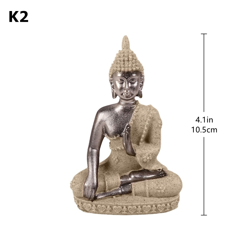 28 estilo Buda Miniatura estátua Natureza Arensto