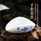 1piece Ceramic Tea Holder Spoon Spare Accessories Business High-Quality Porcelain Gift Tableware