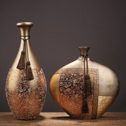 Новый китайский стиль дома украшения керамика ваза