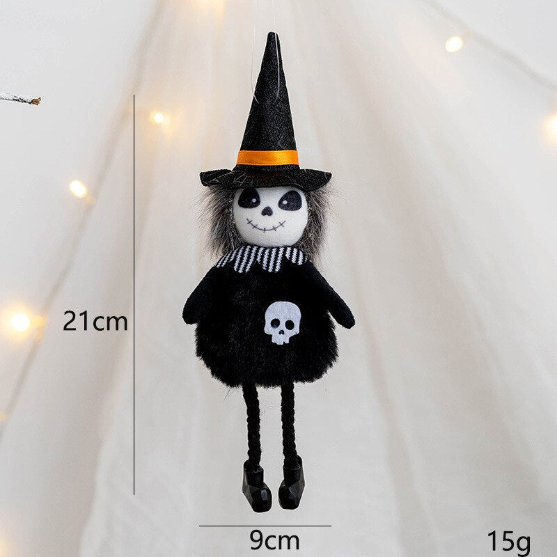 1.5m 10led Halloween Light String Labu Tengkorak Bola Mata Ghost Festival Pesta Lentera Trik atau Perlakukan Happy Halloween Day Decor