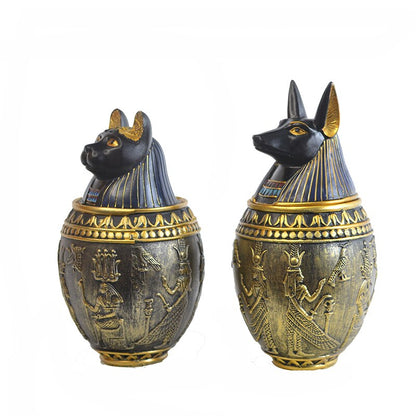 Urna zwierzaka psa kot ptaki ludzkie kremacja popioł urn egipski dekoracja ofiary pamiątka pamiątka Kolumbarium.