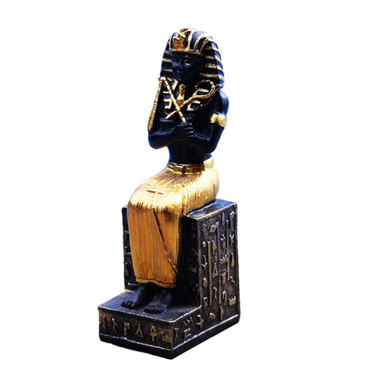 Ancient egiziano figurina faraone decorazione per ufficio artware da collezione
