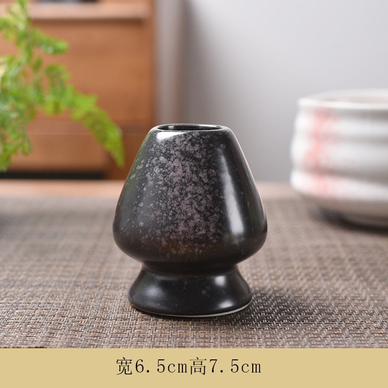 Matcha Set Teh Cina Kuno Peralatan Minum Teh Bambu (Chasen) Keramik upacara Teh Jepang Aksesori Pembuatan Teh